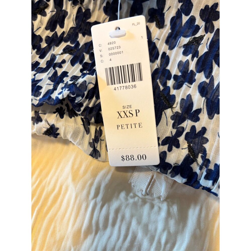 NWT Anthropologie Forever That Girl 3D Butterfly Ribbed Tank Top Sz XXS P - Picture 4 of 9